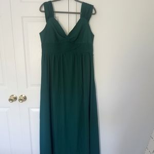 Shein green long dress